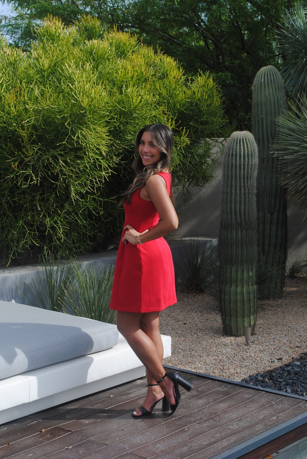 Kyara Eyre smiling outdoors in Scottsdale, Arizona